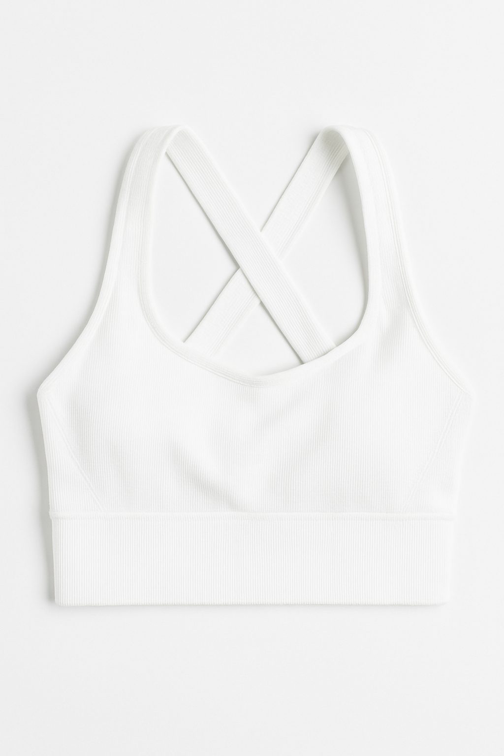 Top deportivo entrecruzado acolchado / Varios colores