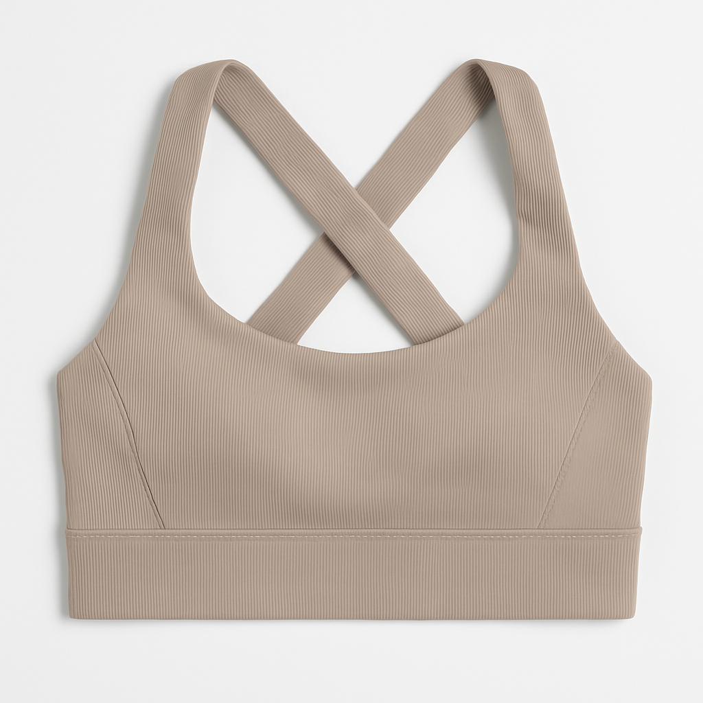 Top deportivo entrecruzado acolchado / Varios colores