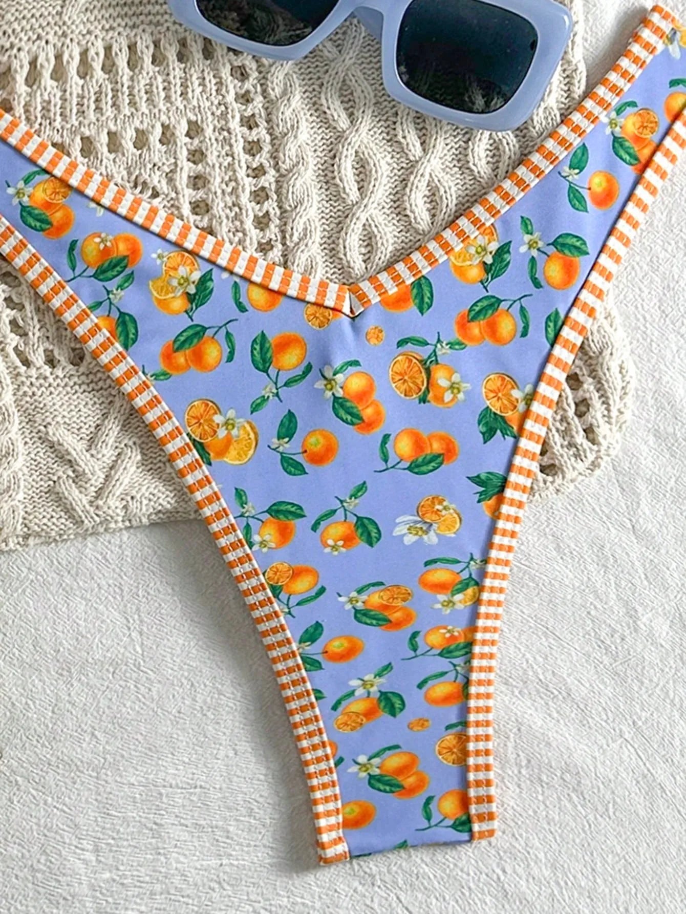 Bikini estampado de naranjas