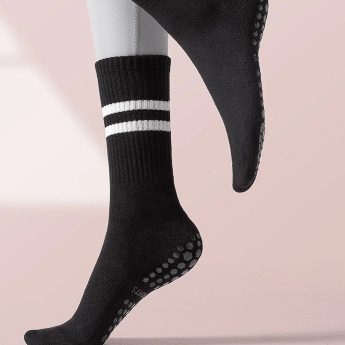 Calcetines altos de pilates con antideslizantes / Varios colores y combinaciones