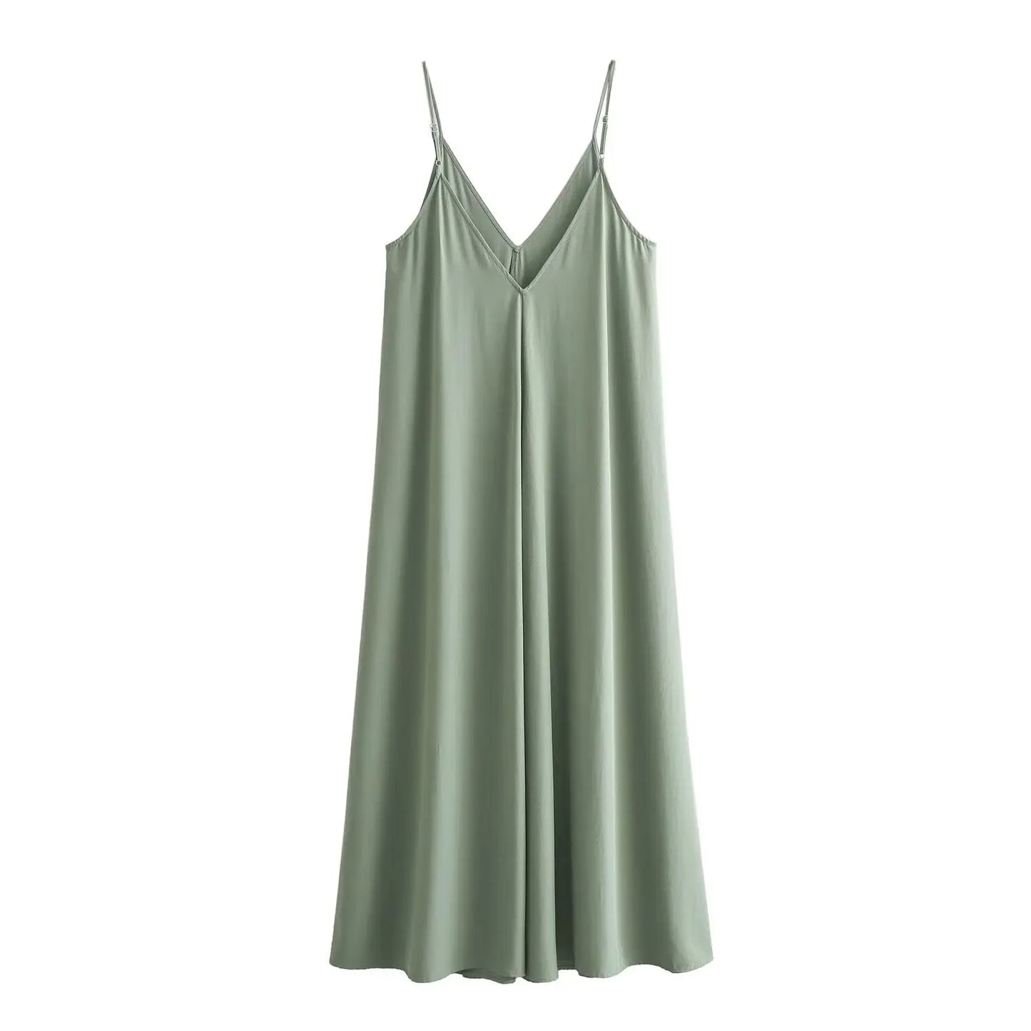 Vestido largo drapeado con espalda descubierta / Varios colores