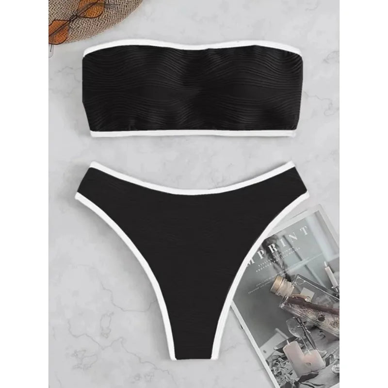 Bikini con encuadernación en contraste / Varios colores