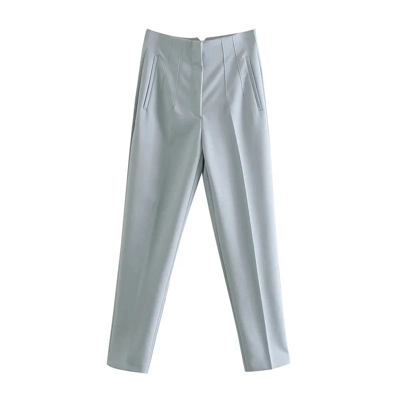 Pantalones de cintura alta semi formales / varios colores