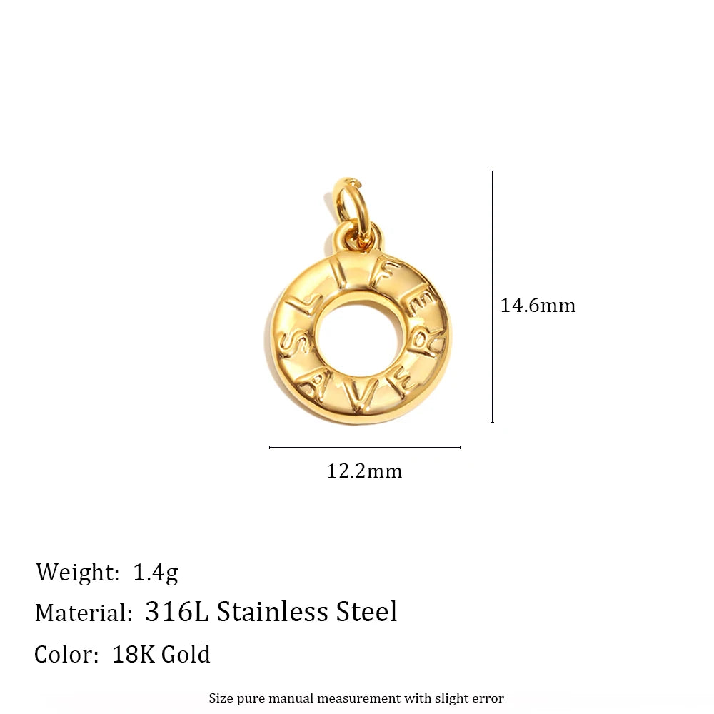 Charms de acero inoxidable varios diseños