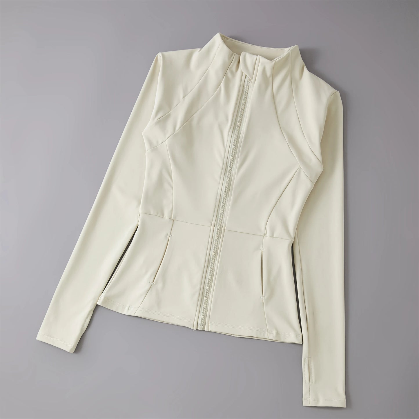 Chaqueta ajustada manga larga de yoga / Varios colores