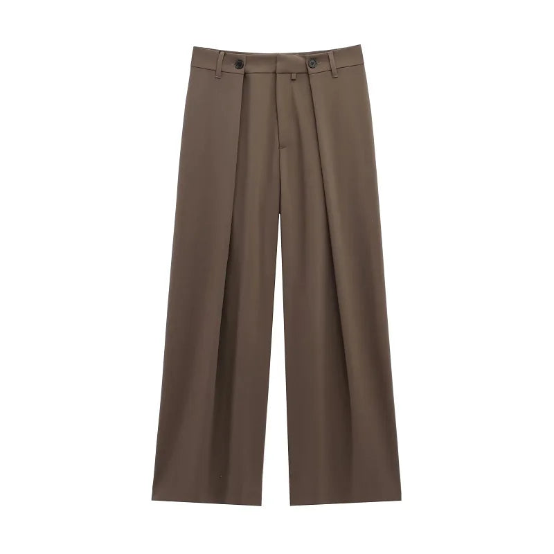 Pantalón ancho estilo elegante