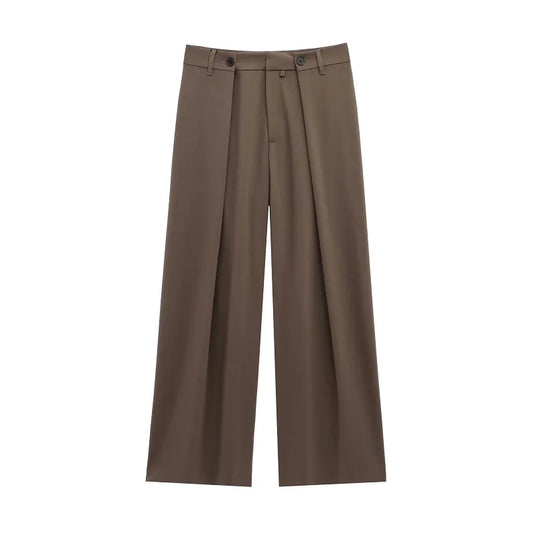 Pantalón ancho estilo elegante