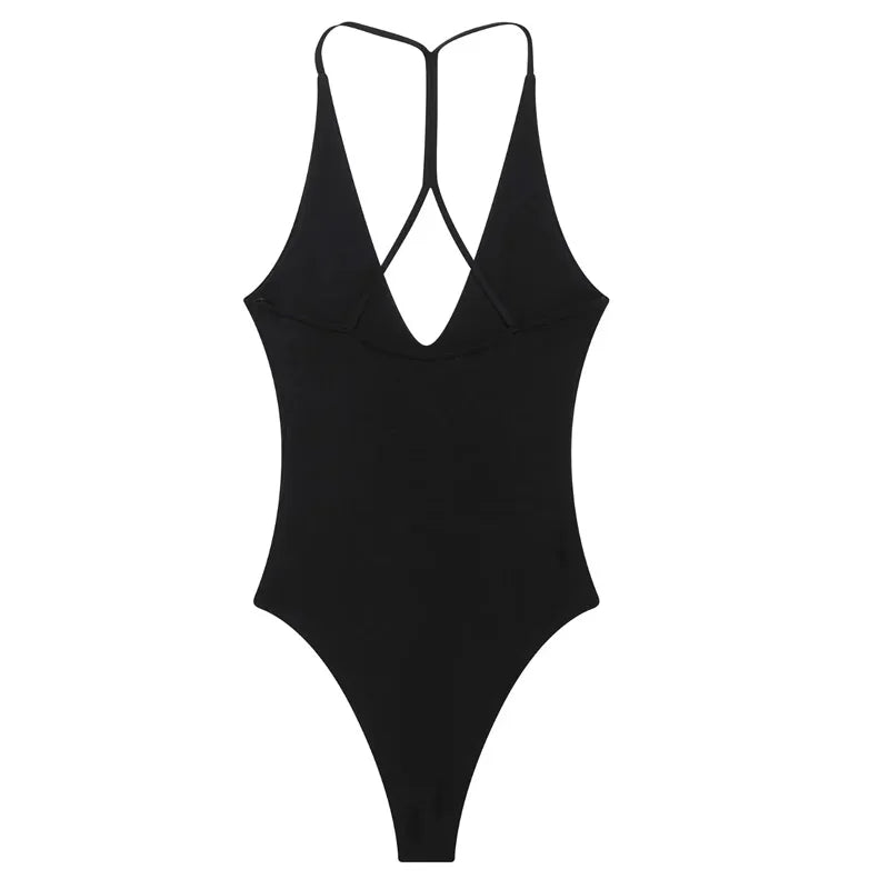 Body con espalda descubierta diseño de Y en espalda / Varios colores