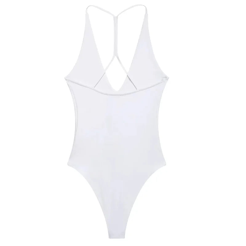 Body con espalda descubierta diseño de Y en espalda / Varios colores