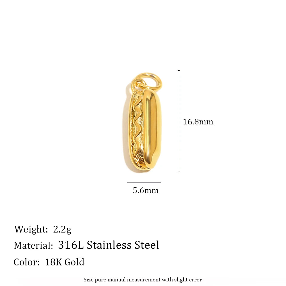 Charms de acero inoxidable varios diseños