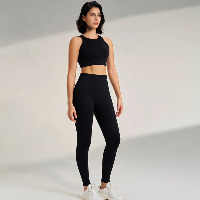 Conjunto de yoga de dos piezas de encaje / Varios colores