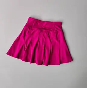 Falda corta deportiva de cintura alta secado rápido / Varios colores