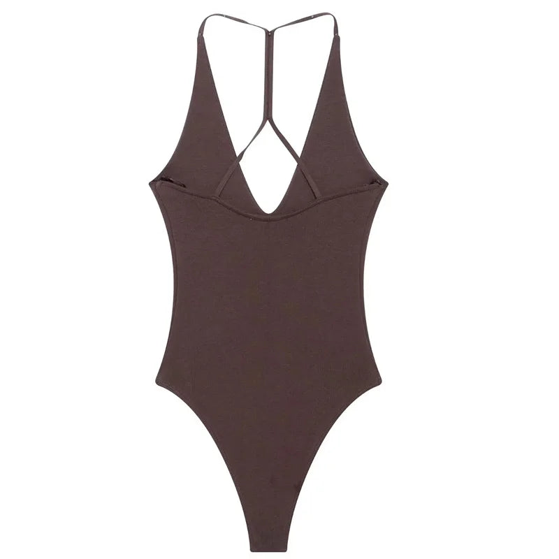 Body con espalda descubierta diseño de Y en espalda / Varios colores