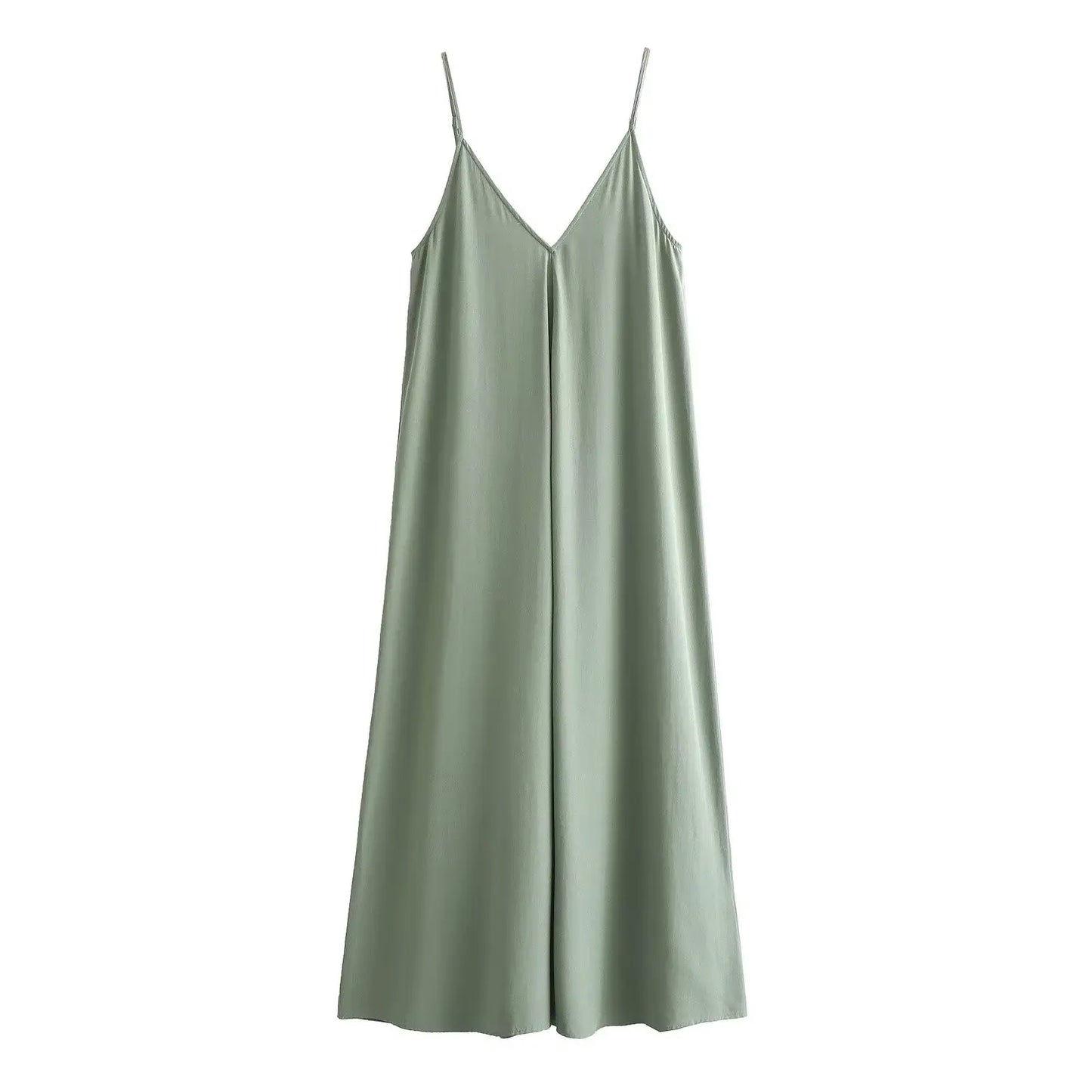 Vestido largo drapeado con espalda descubierta / Varios colores