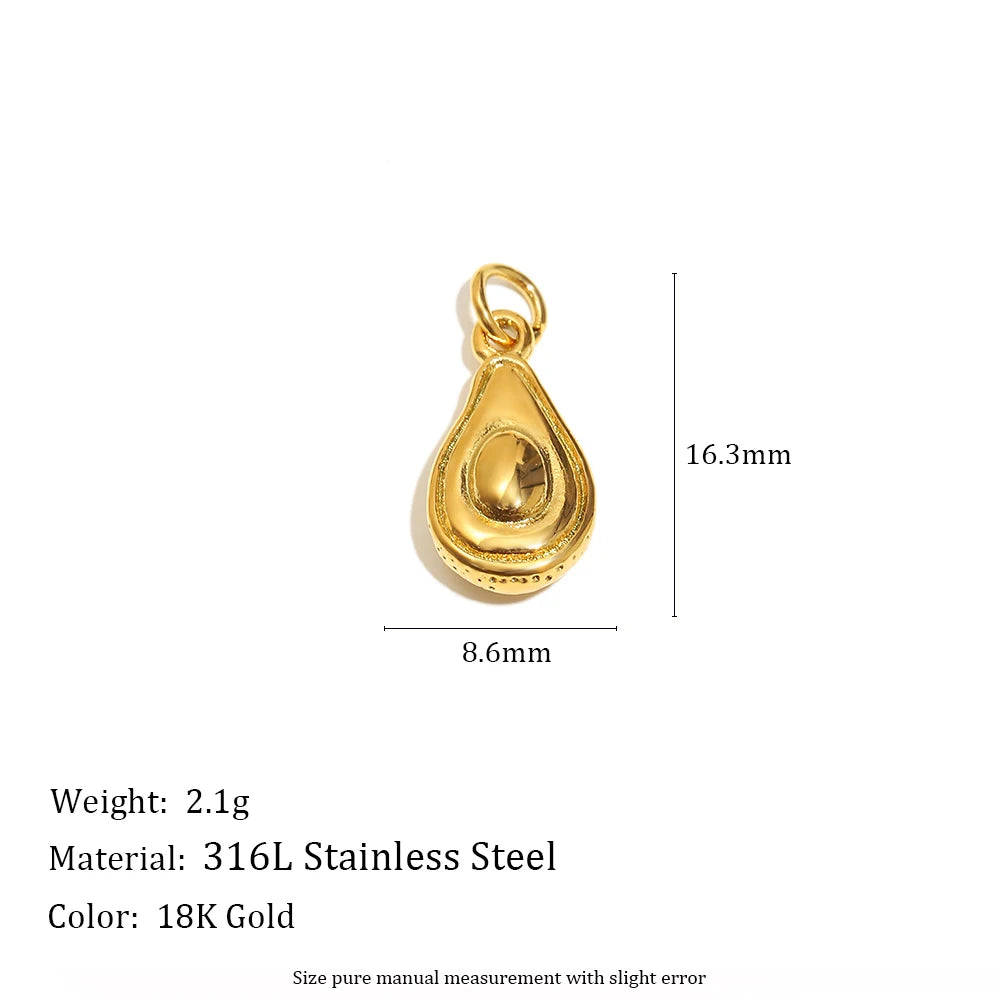 Charms de acero inoxidable varios diseños