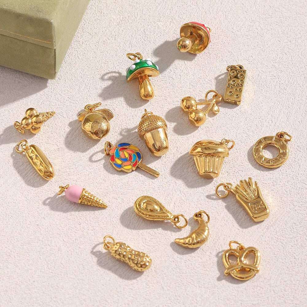 Charms de acero inoxidable varios diseños