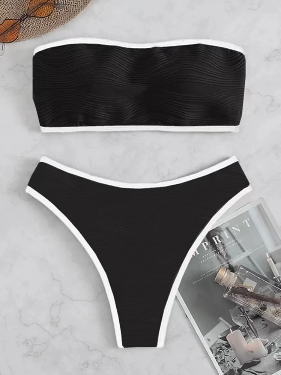 Bikini con encuadernación en contraste / Varios colores