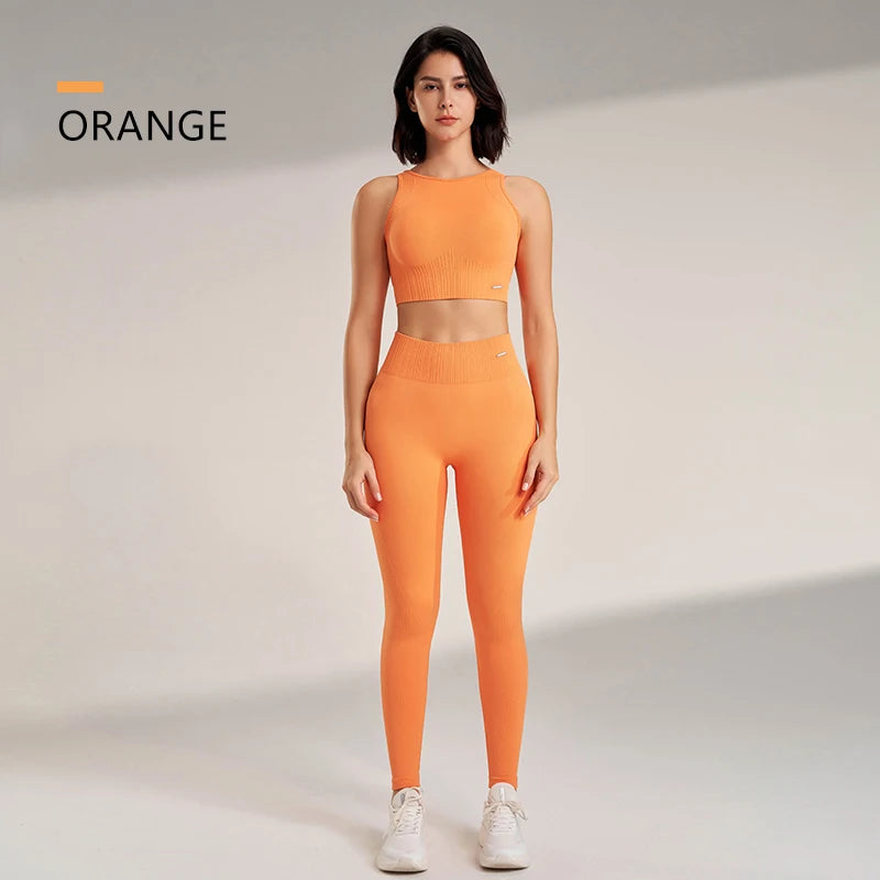 Conjunto de yoga de dos piezas de encaje / Varios colores