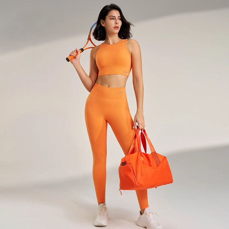 Conjunto de yoga de dos piezas de encaje / Varios colores