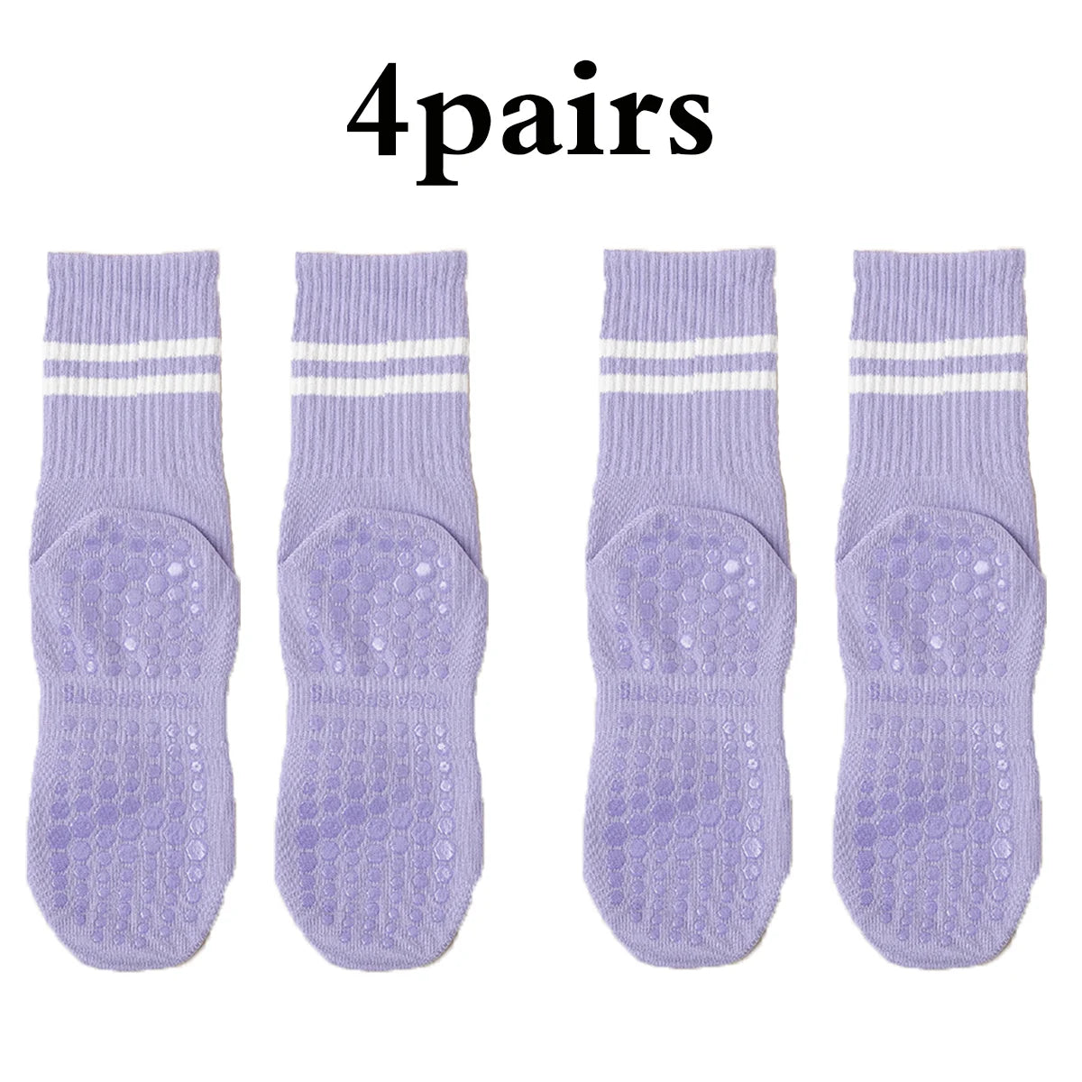 Calcetines altos de pilates con antideslizantes / Varios colores y combinaciones