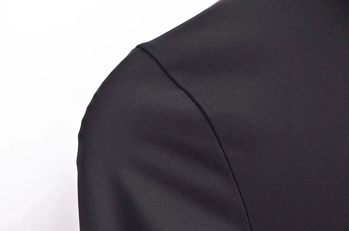 Body manga larga cuello alto colores essentials