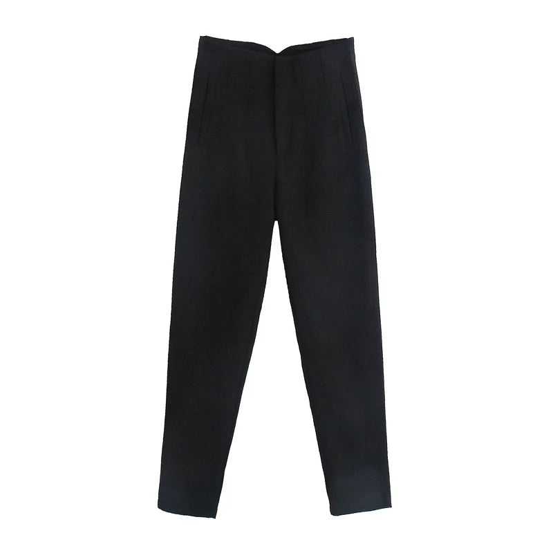 Pantalones de cintura alta semi formales / varios colores