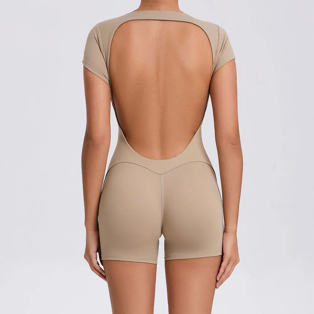 Traje medio completo de yoga espalda descubierta / Varios colores