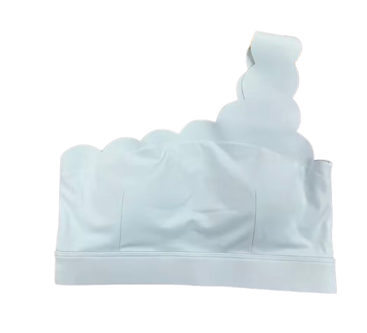Top deportivo con diseño ondeado de un tirante / Varios colores