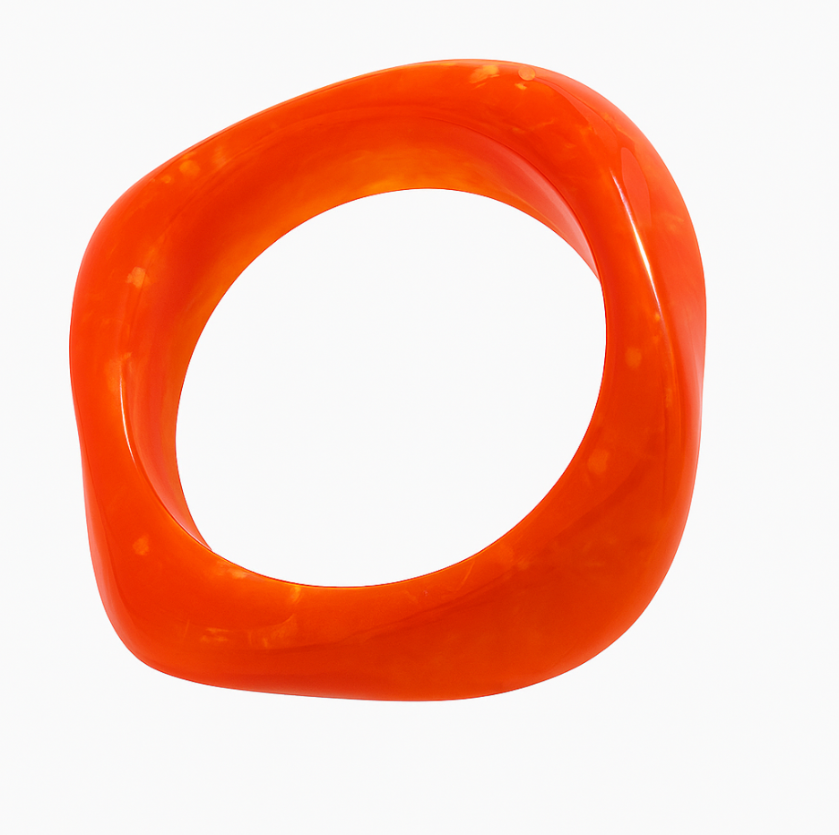 Brazalete de forma irregular de acrílico / Varios colores