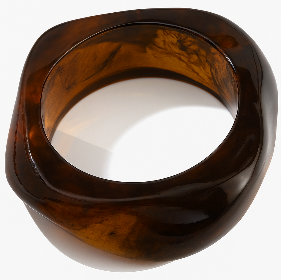 Brazalete de forma irregular de acrílico / Varios colores