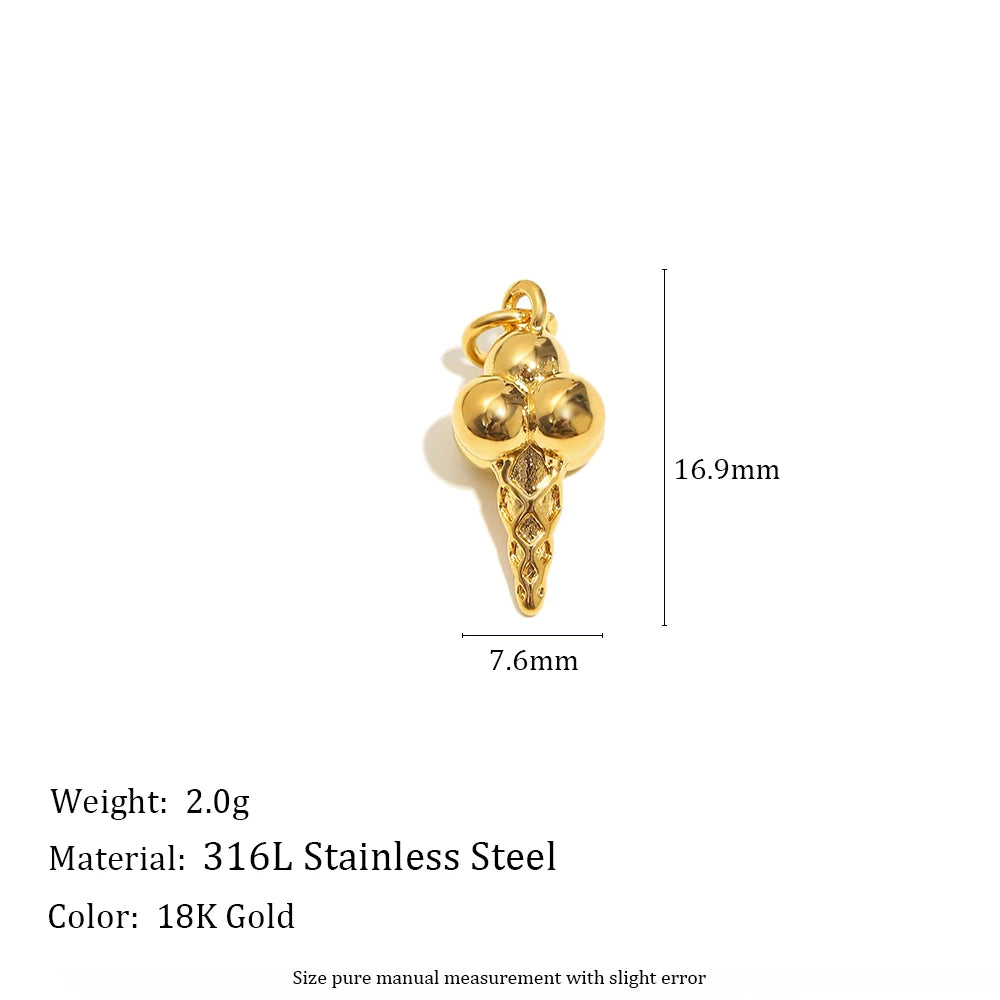 Charms de acero inoxidable varios diseños