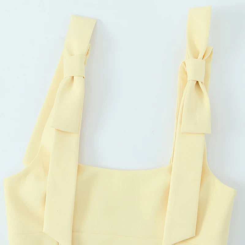 Top con tirantes de lazo varios colores