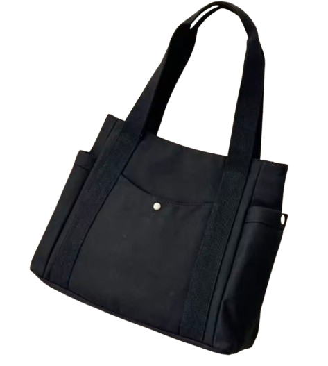 Bolso de lona de gran capacidad de hombro para laptop y libros / Varios colores