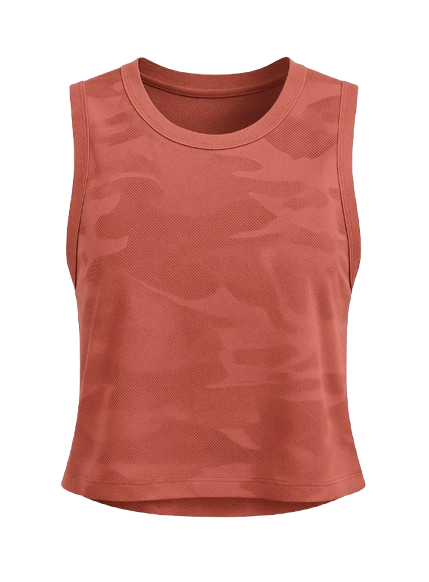 Playera corta sin mangas con estampado de camuflaje transpirable / Varios colores