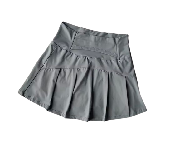 Falda corta deportiva de cintura alta secado rápido / Varios colores