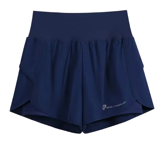 Shorts deportivos de cintura alta y licra interior / Varios colores