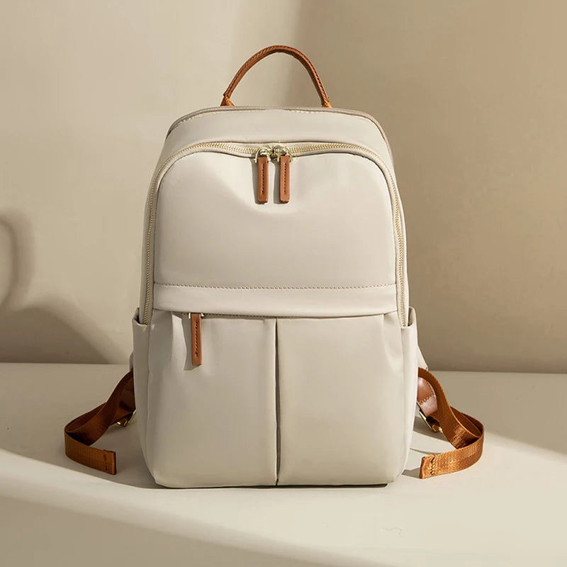 Mochila impermeable de tela oxford para laptop / Varios colores