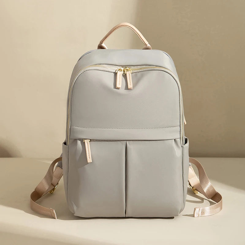 Mochila impermeable de tela oxford para laptop / Varios colores