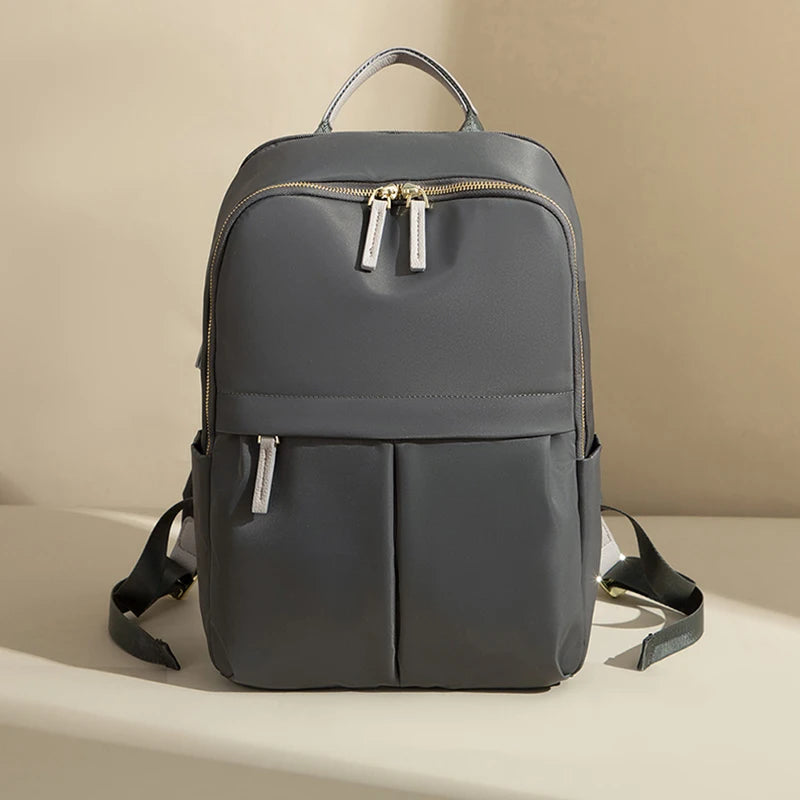 Mochila impermeable de tela oxford para laptop / Varios colores
