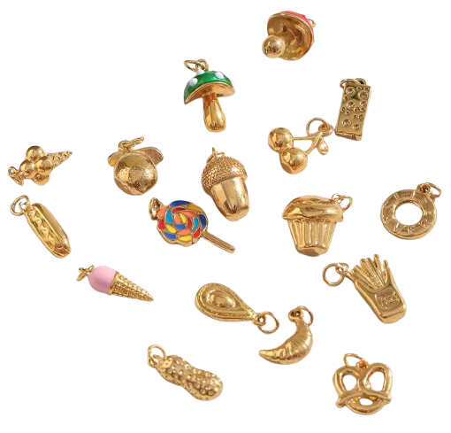 Charms de acero inoxidable varios diseños