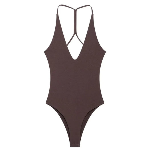 Body con espalda descubierta diseño de Y en espalda / Varios colores