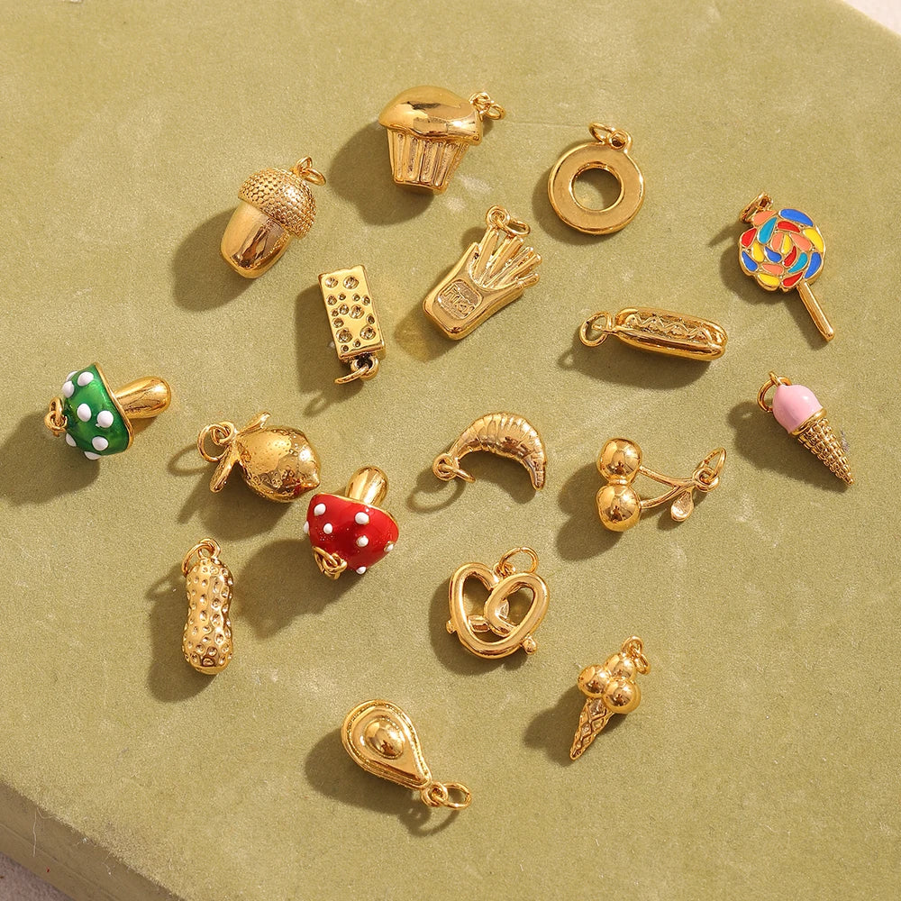 Charms de acero inoxidable varios diseños