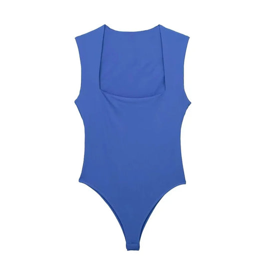 Body sin mangas de tirantes anchos